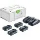 Festool energia-набор SYS 18V 4 x 4,0 Ah/TCL 6 DUO
