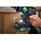 Pildil on kujutatud Festool akupuurvasarat KHC-S 18-Basic, mida hoiab käes inimene.