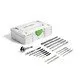 Pildil on Festool otsakute ja puuride komplekt SYS3 S 76-BB-Set, mis sisaldab erinevaid puure ja otsakuid, mis on...