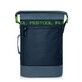 Pildil on kujutatud Festool RS-FT2 seljakott, millel on sinised ja hallid toonid ning rohelised aktsendid.