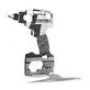 Pildil on Festool taskutööriist KT-TPC-FT1, mis on kujundatud nagu miniatuurne akupuur, sisaldades erinevaid tööriistu.