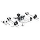 Pildil on Festool avarea puurimise komplekt LR 32 Set, mis sisaldab erinevaid komponente, nagu juhtsiinid...