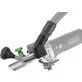 Pildil on Festool freesimislaud FT-MFK 700 1,5° Set, mis on kinnitatud freesile ja mille külge on ühendatud...
