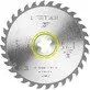 Pildil on Festool saeketas WOOD UNIVERSAL HW 190x2,6 FF W32, millel on näha saehambad, tootja nimi ja tehnilised andmed.