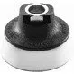 Pildil on Festool poleertald PT-STF-D80-M14, mis koosneb mustast alusest, valgest poleerimispadjast ja metallist...