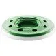 Pildil on Festool poleertald PT-STF-D125 FX-RO125, mis on roheline ja valge, ning millel on keskel auk ja ümber...