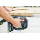 Pildil näed Festool akutikksaagi PSBC 500 EB, mida kasutatakse puidu lõikamiseks.