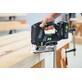 Pildil on näha Festool akutikksaag PSBC 500 EB, mida inimene kasutab puidu saagimiseks.