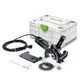 Pildil on Festool teemantlõikur DSC-AG 125 FH-Plus koos tarvikutega, mis on pakitud Systaineri kohvrisse.