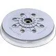 Pildil on Festool lihvtald ST-STF 125/8-M8-J SW, millel on keskel kinnitusava ja perforeeritud pind.