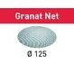 Pildil on Festool võrgustruktuuriga lihvketas Granat Net STF D125 GR NET, mille läbimõõt on 125 mm.