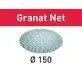 Pildil on Festool võrgustruktuuriga lihvketas Granat Net STF D150 GR NET, mille läbimõõt on 150 mm.