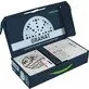 Pildil on avatud Festool lihvketaste komplekt Granat STF D150/48 GR-Set, mis sisaldab erinevaid lihvkettaid.
