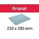 Pildil on Festool lihvpaber Granat mõõtmetega 230 x 280 mm.