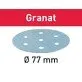 Pildil on Festool lihvketas Granat STF D77/6, mis on sinine ümmargune lihvketas, millel on augud ja läbimõõt on 77 mm.