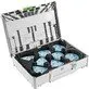 Festool šlifavimo priemonės Systainer³ Granat SYS-STF D90/V93 GR-Set