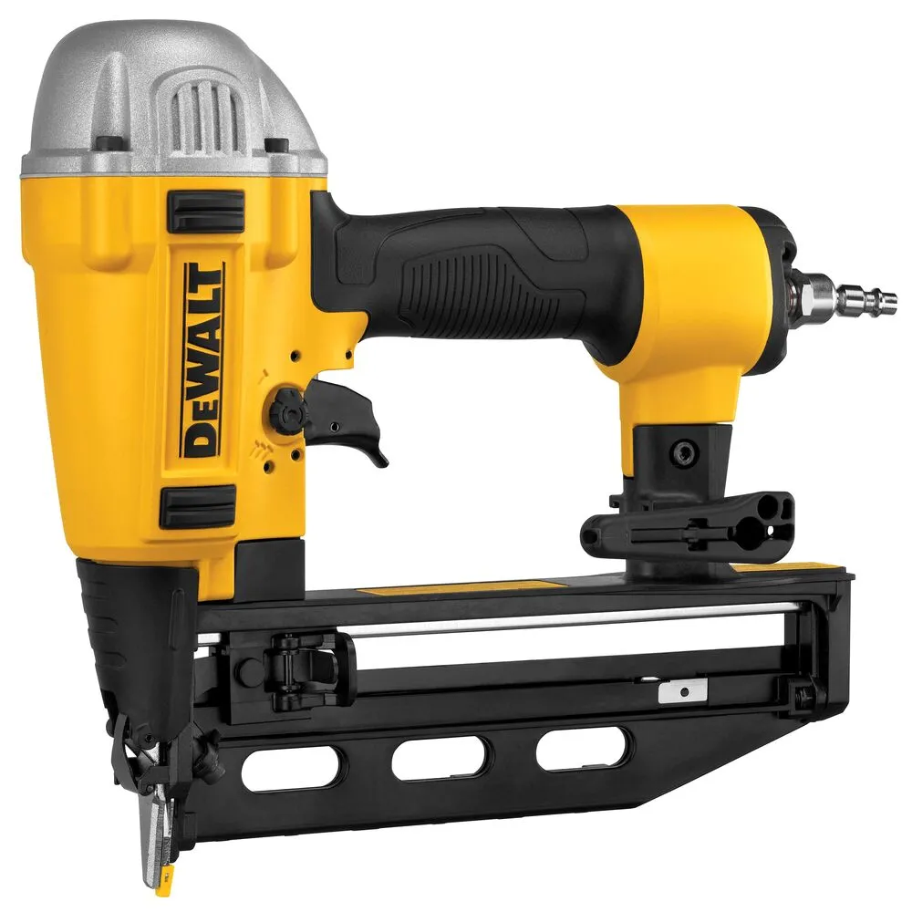 Pildil on näha kollane ja must Dewalt suruõhu-naelapüstol DPN1664PP.