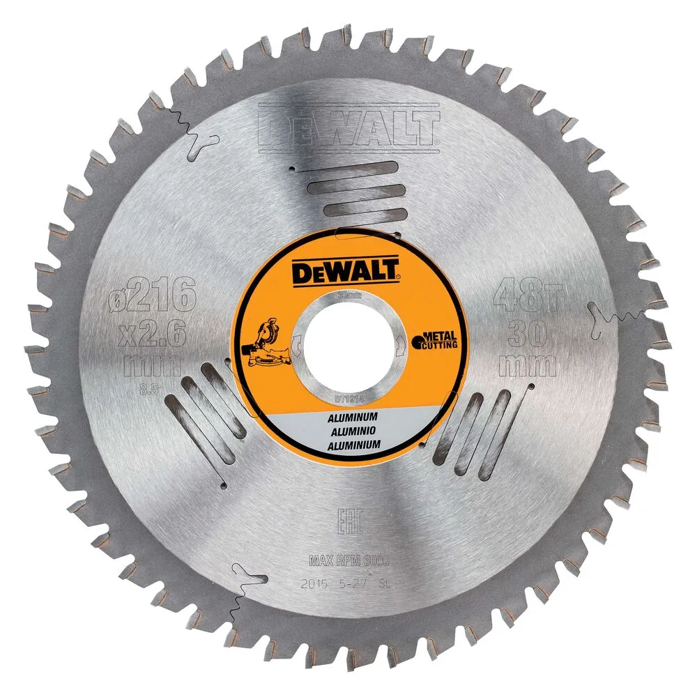 DeWalt пильный диск по металлу 216 x 30 мм TCG 48T