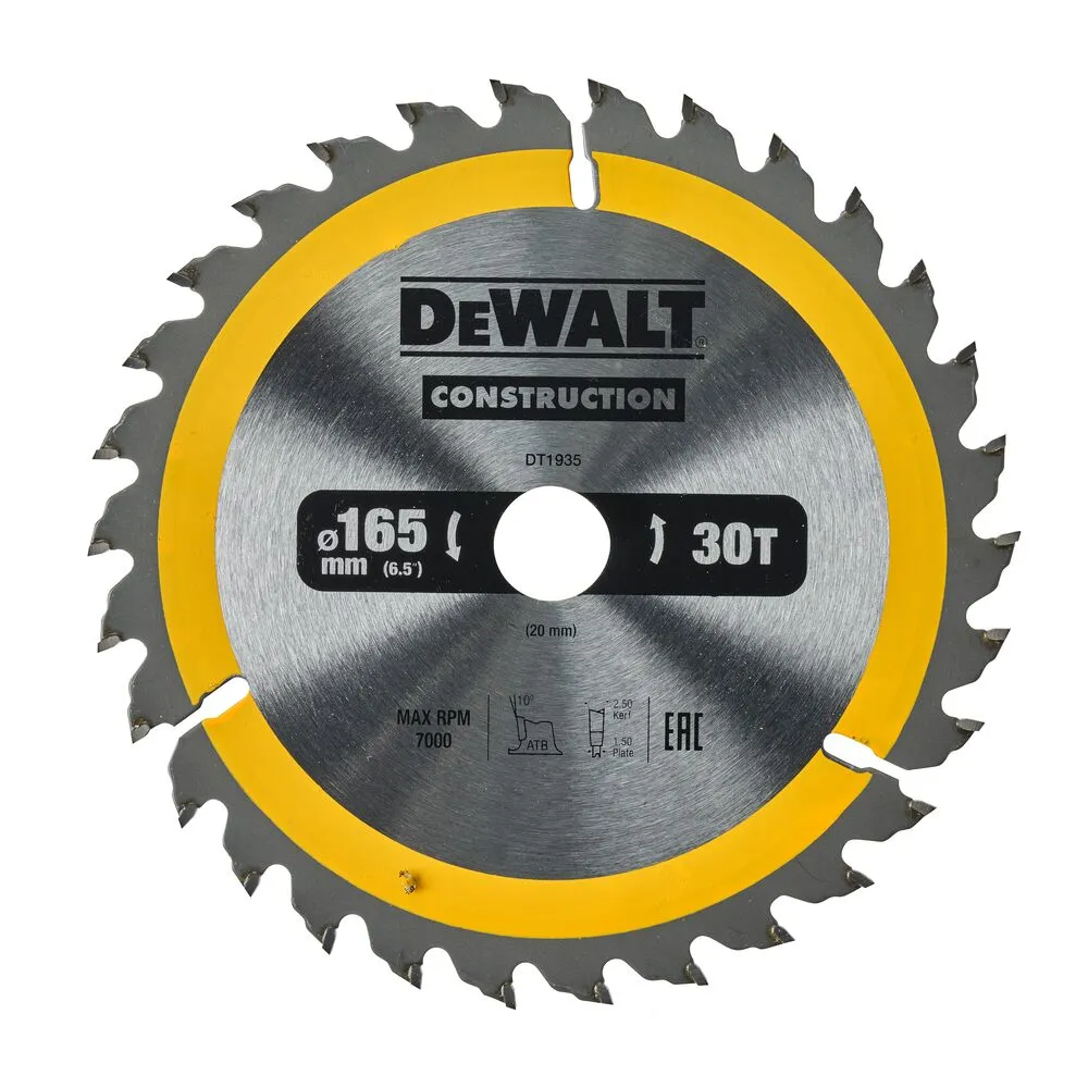 Saw Blade DeWalt 165x20mmx30z - DT1935