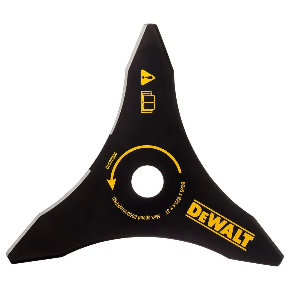 Диск для кустореза DeWalt 255 x 25,4 мм, 3 зуба DCMBC812 / DCMB823