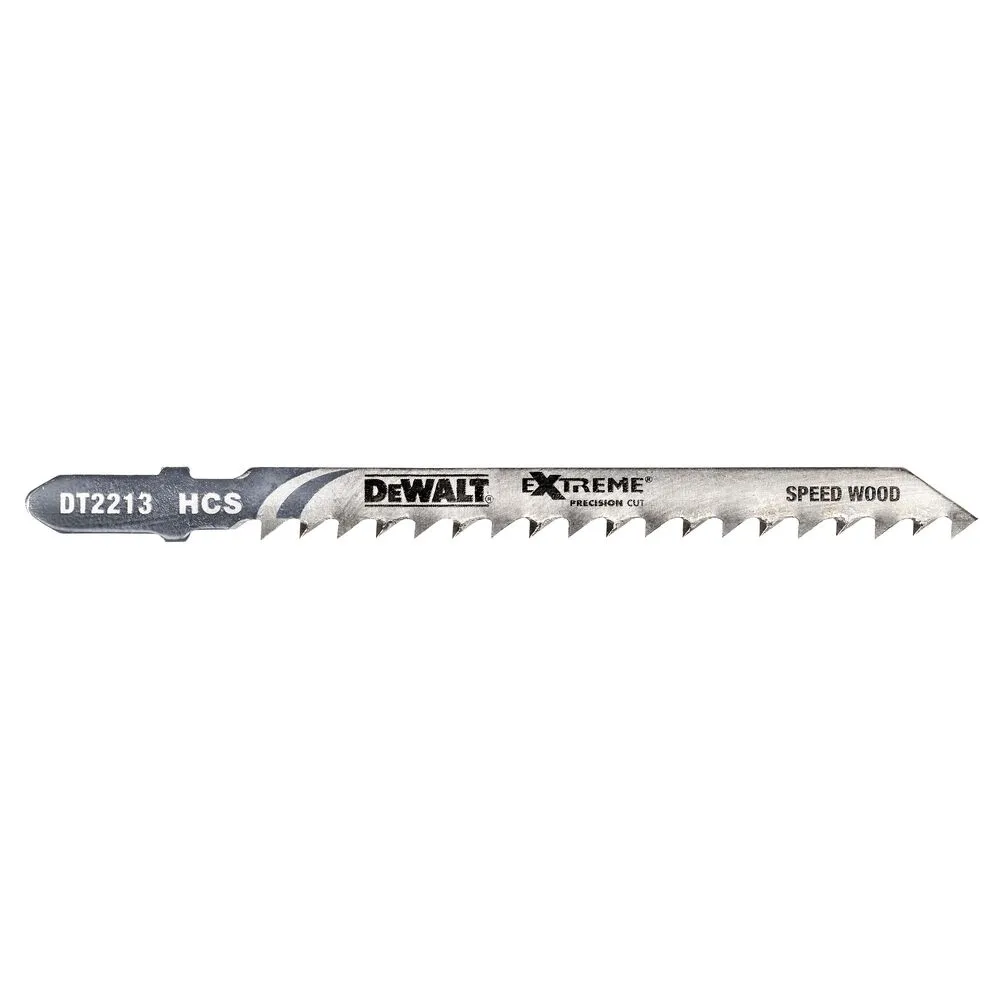 Лезвие для лобзика DeWalt HCS Extreme Precision Cut Speed Wood 100 x 4,2 мм 5 шт
