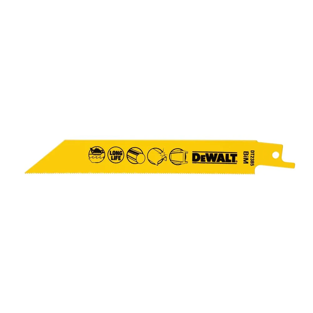 Пилки для сабельной пилы DeWalt 152 x 1,1 мм BiM 5 шт