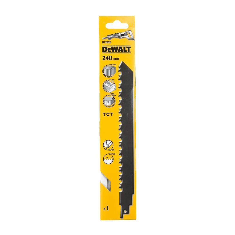 Pildil on näha pakendatud Dewalt 240mm 2TPI otsaeter.
