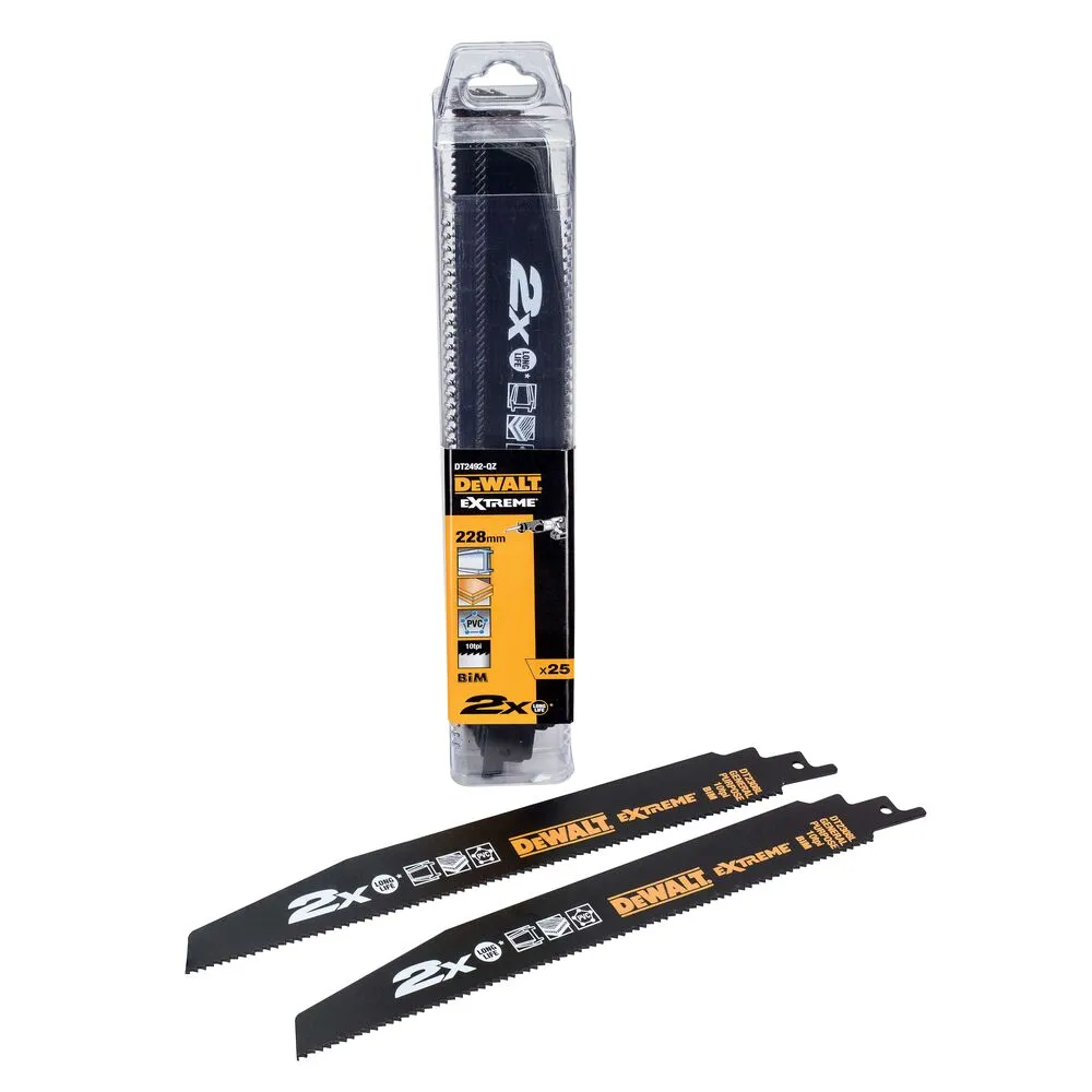 DeWalt пильные полотна Extreme 228 x 2,5 мм 25 шт