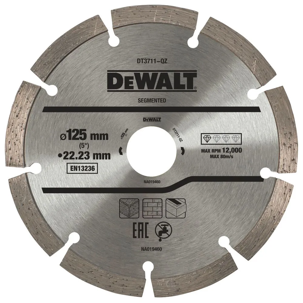 DeWalt teemantlõikeketas DT3711 125 x 1,7 x 22,2 mm