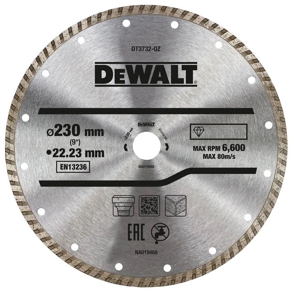 Diamond Cutting Disc DeWalt DT3732 230x2.6x22.2mm