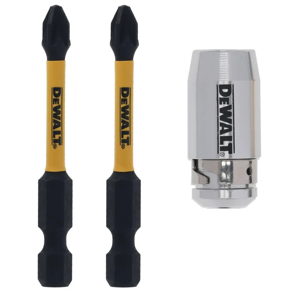 DeWalt Impact Torsion PZ2 x 50 mm - 2 pcs + Magnetic Force Enhancer