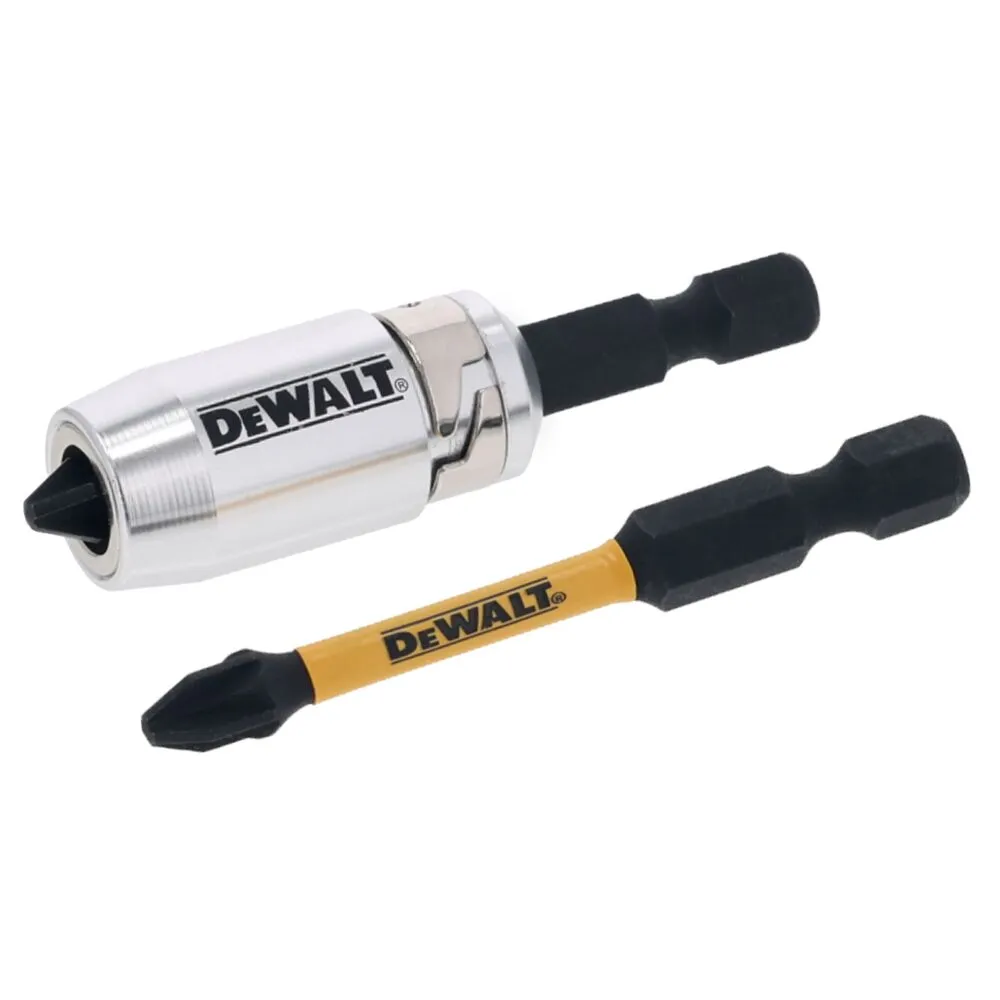 Pildil on kujutatud DeWalt löökotsak Impact Torsion PH2 x 50 mm 2 tk koos magnetjõu tugevdajaga.