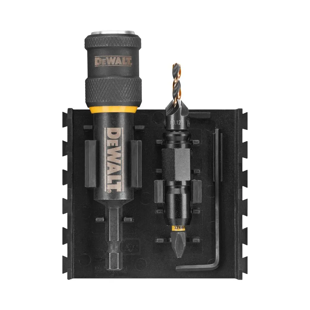 DeWalt набор бит и сверл для потайного сверления 22 предмета