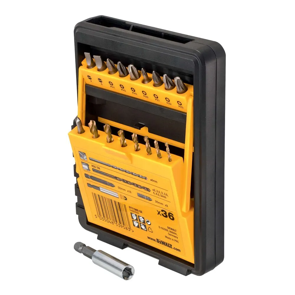 DeWalt набор сверл и бит 36 предметов