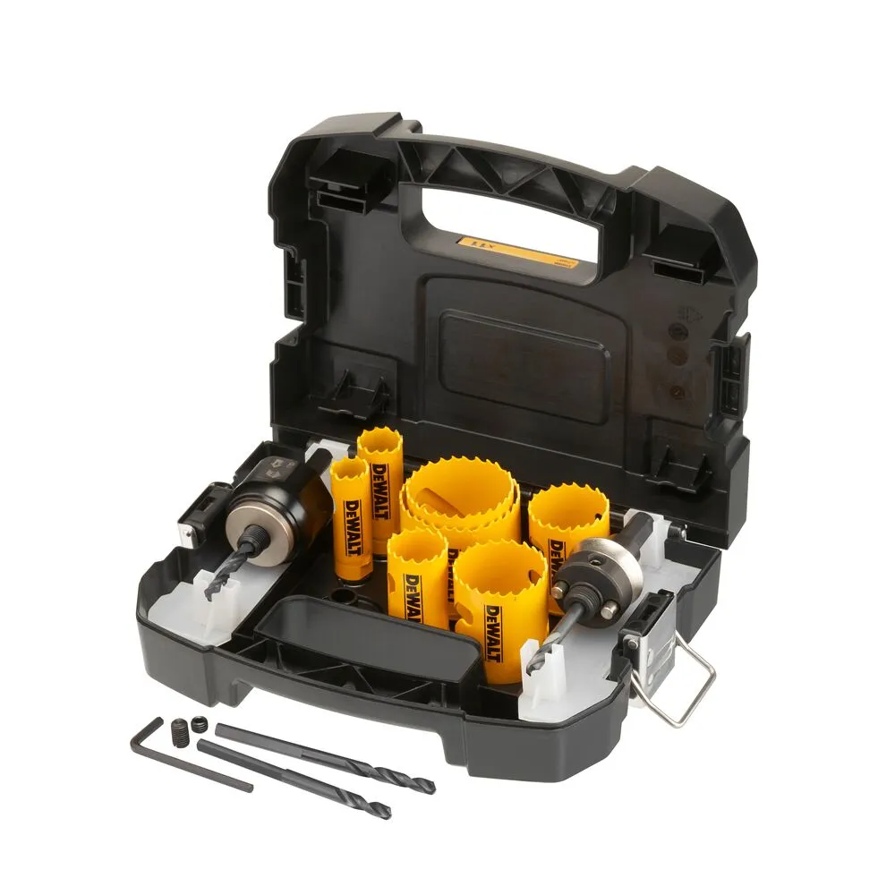 DeWalt набор коронок (19-57мм)