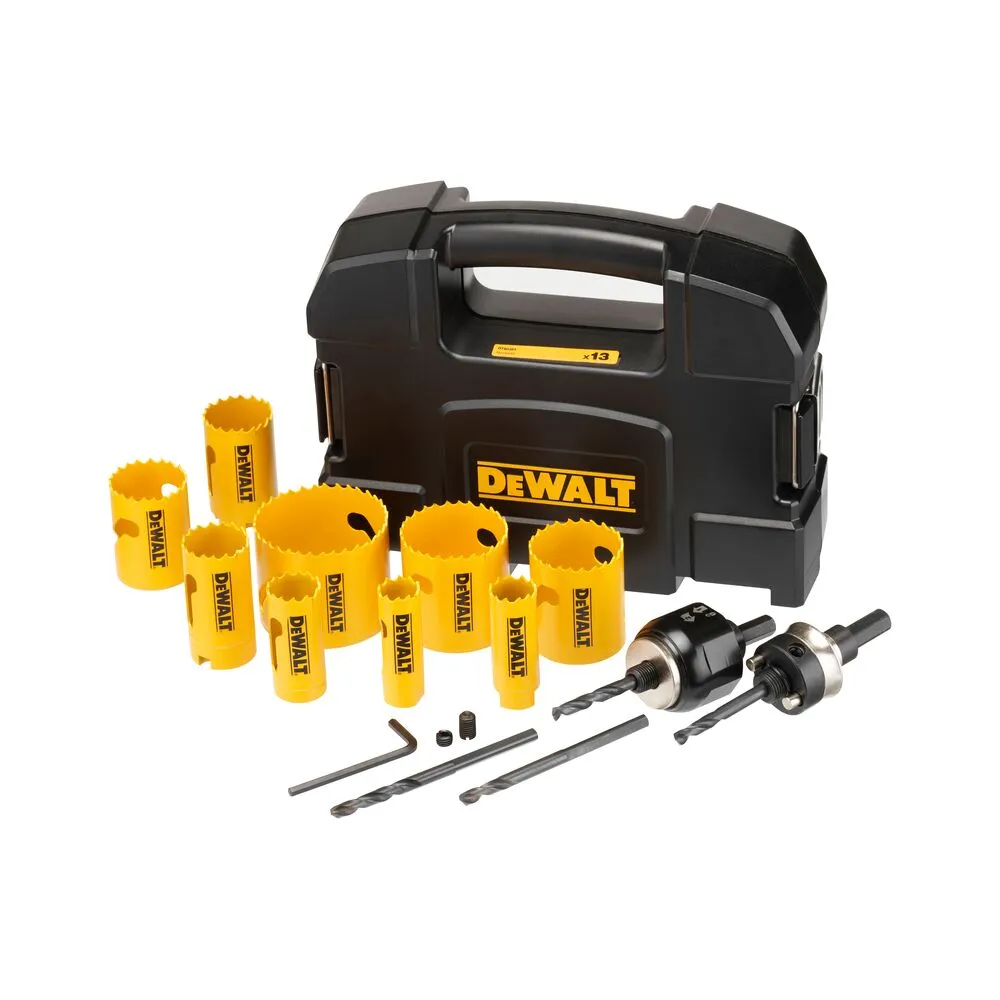 DeWalt набор коронок 13 предметов (20-64мм)