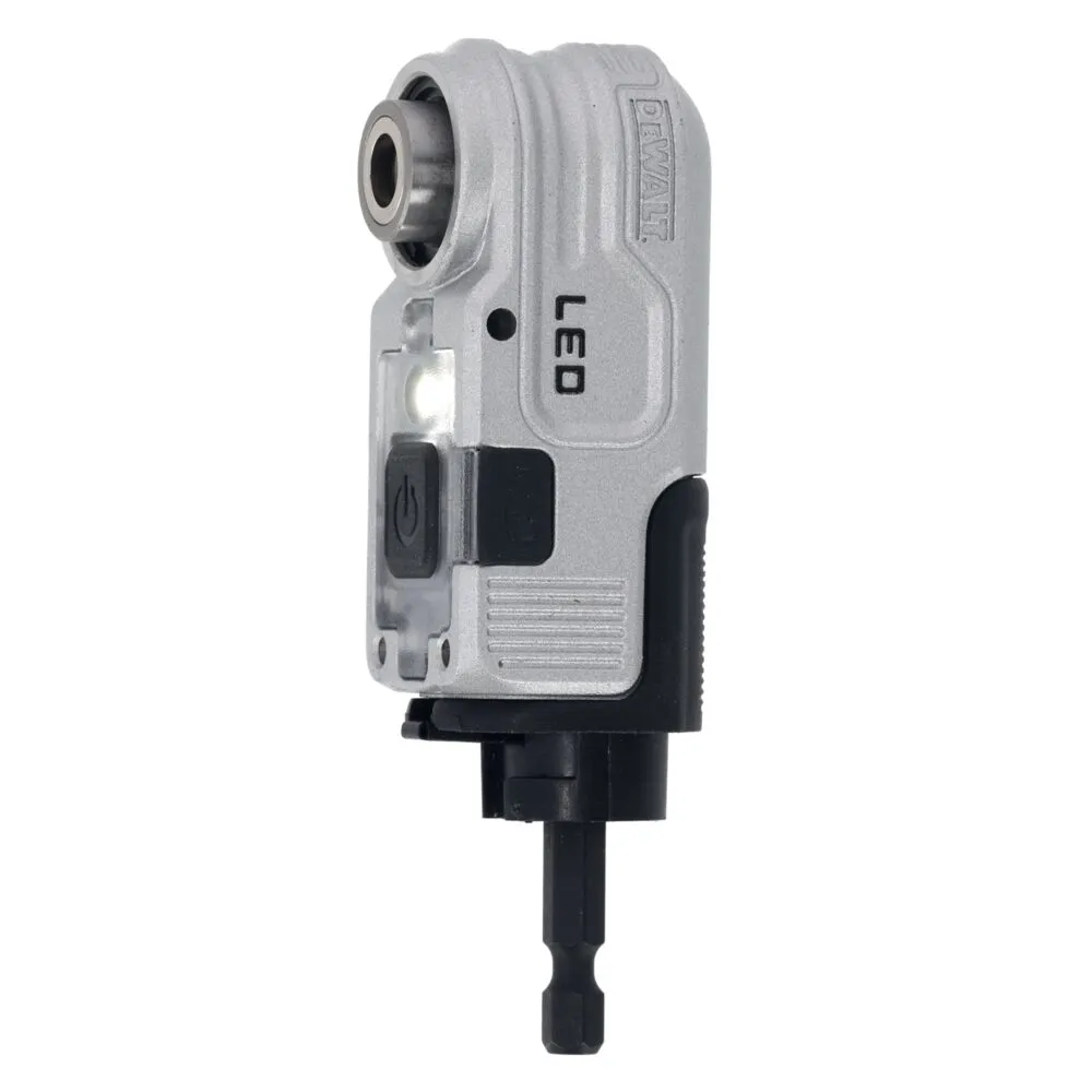 Dewalt HEX Impact angle adapter with LED lighting
