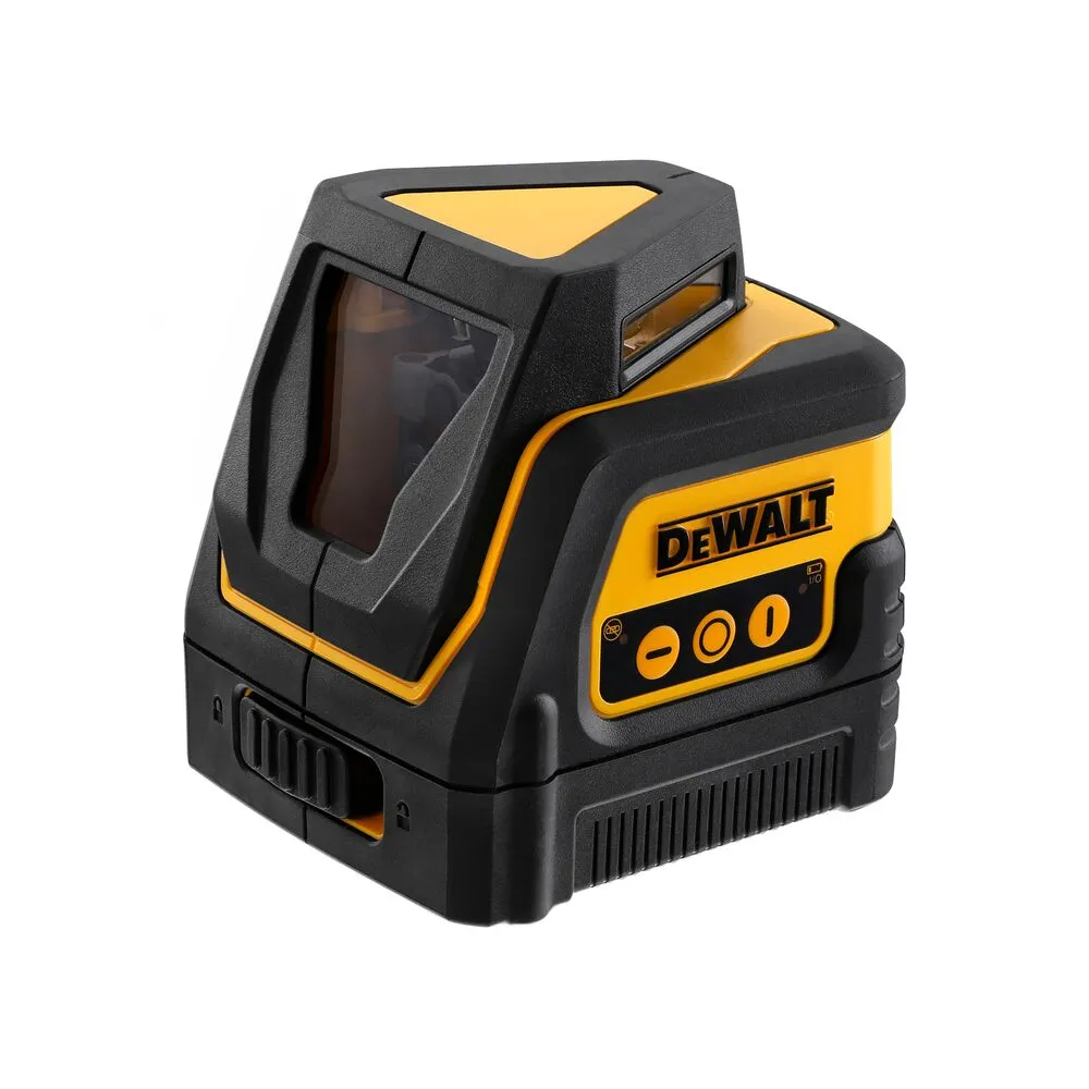 Pildil on näha DeWalt lasernivelliir DW0811, millel on must ja kollane disain.