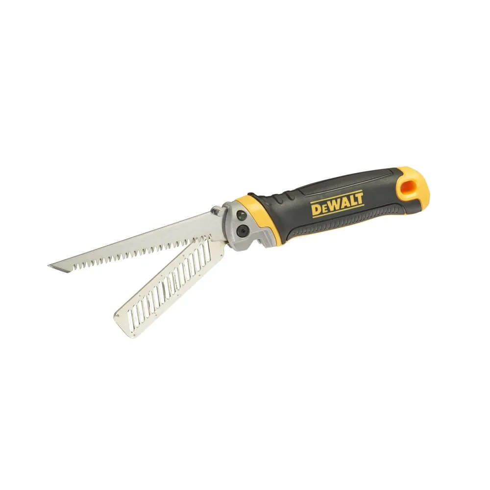 Pildil on näha avatud DeWalt kipsisaag.