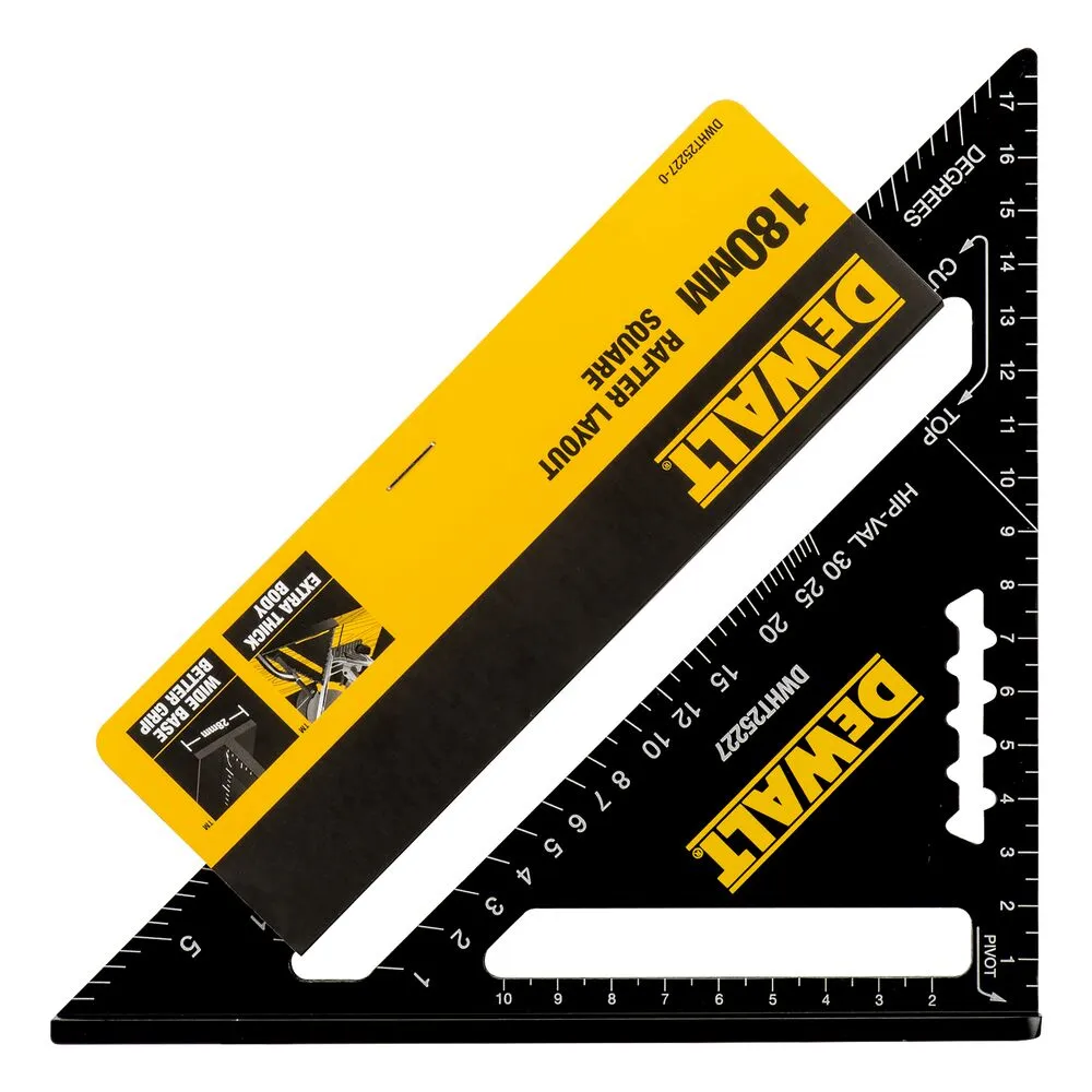 Galdnieka leņķis DeWalt 180 mm