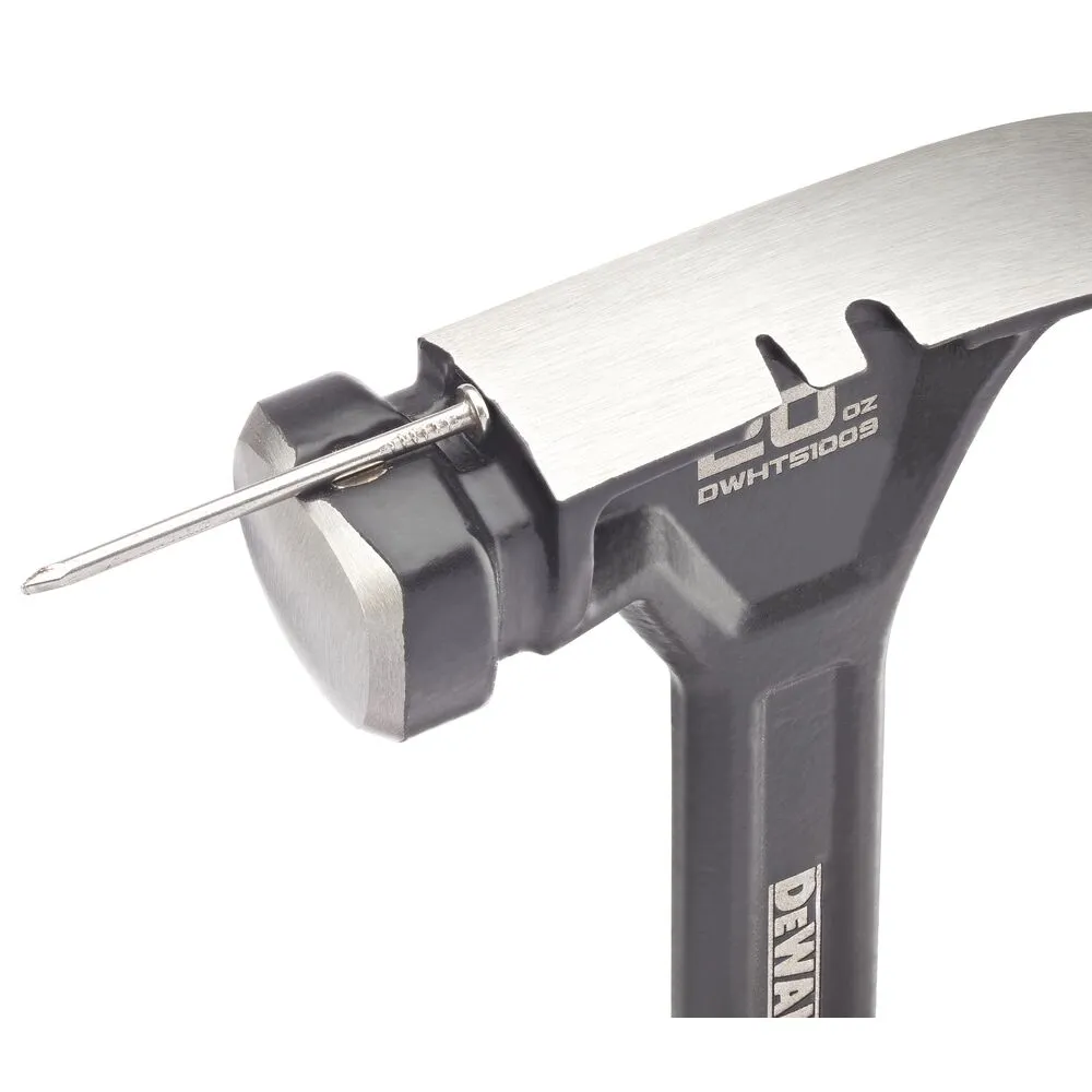 DeWalt naglu āmurs 570 g, ar izliektu naglu izvilcēju