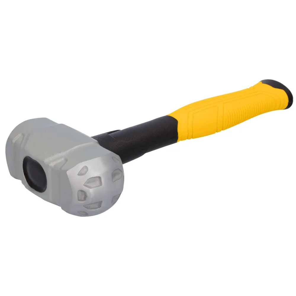 Pildil on näha DEWALT 3LB/1.36KG FG SLEDGE DRILLING HMR sledgehammer kollase ja musta värvi käepidemega.