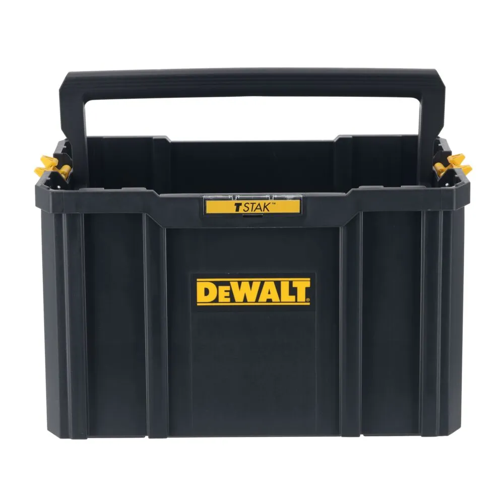 Pildil on avatud DeWalt TSTAK tööriistakast.