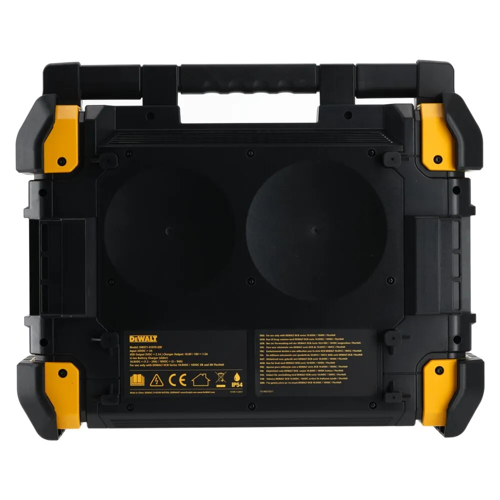 Radio-lādētājs DeWalt DWST1-81078, T-STAK koferī - bez akumulatora un lādētāja