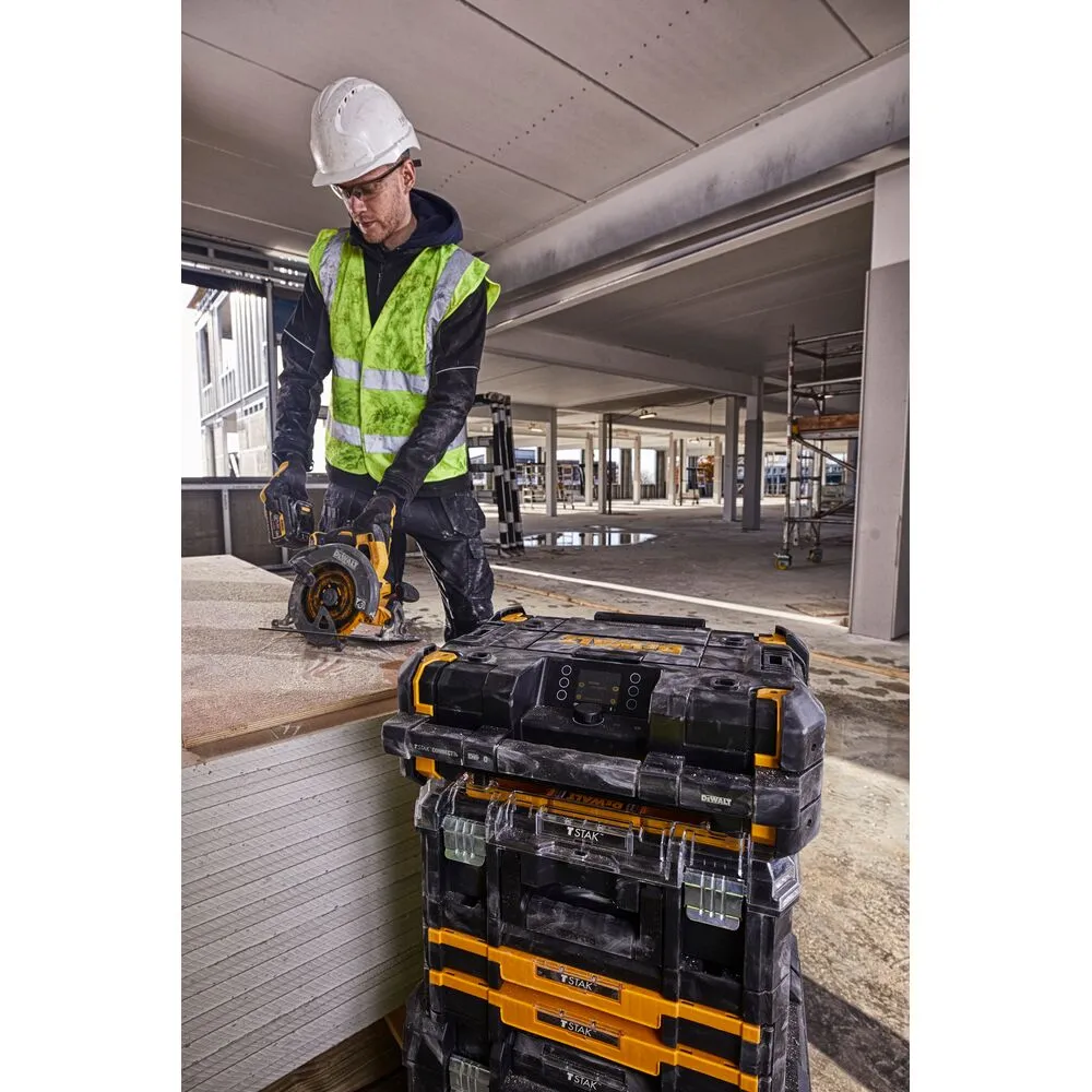 Radio-lādētājs DeWalt DWST1-81078, T-STAK koferī - bez akumulatora un lādētāja