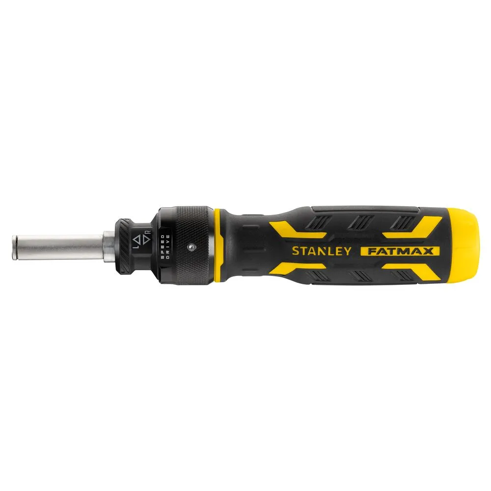Pildil on näha kollase ja musta värvi Stanley FATMAX otsakkruvits.