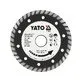 Pildil on YATO teemantlõikeketas TURBO 125 x 22,2 mm YT-6023, mis on mõeldud nii kuivaks kui ka märjaks lõikamiseks.