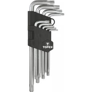Torx võtmete kompl. T10-T50 9tk pikad