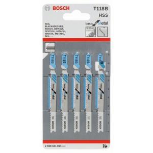 Tikksaetera Bosch Basic for Metal T 118 B - 5 tk