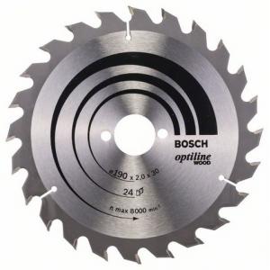 Saeketas Bosch 190 x 30 x 2,0 mm z24 - Optiline Wood
